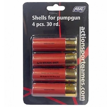 ASG - CARTOUCHES FUSIL A POMPE X 4