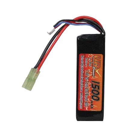 Colombisports - BATTERIE LI-PO 7.4V 1500MAH 1 STICK