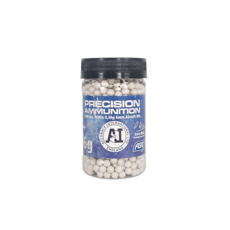 ASG - BILLES 0.36G ACCURACY BLANCHES EN POT DE 1000
