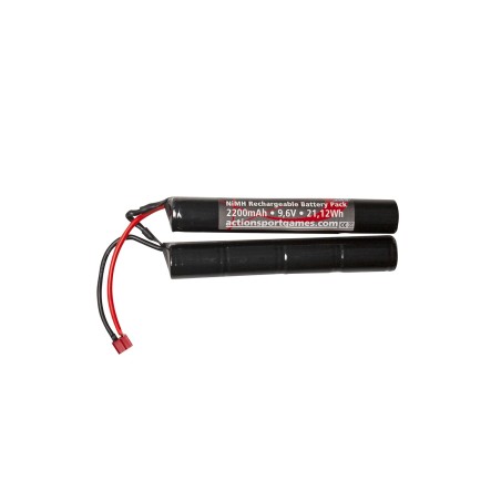 ASG - BATTERIE NIMH 9.6V 2200 MAH 2 STICKS T-DEAN