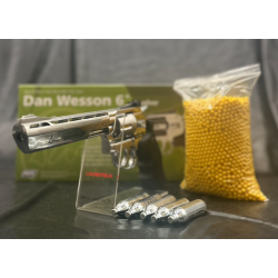 Colombisport - REVOLVER 6MM DAN WESSON 6'' CO2 SILVER