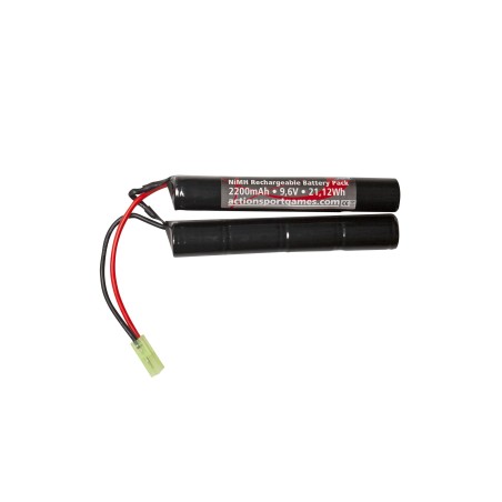 ASG - BATTERIE NIMH 9.6V 2200 MAH 2 STICKS