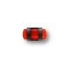 MEGALINE - GUIDON FLUO ROUGE AJOURE M4 D4 L9