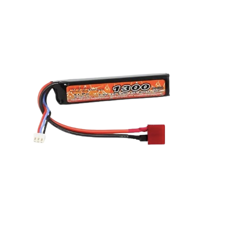 Colombisports - BATTERIE LI-PO 7.4V 1300MAH 1 STICK DEAN