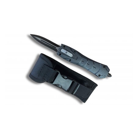 Fuentes - COUTEAU AUTOMATIQUE CARBONE AVEC BRISE VITRE ET ETUI