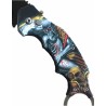 Fuentes - COUTEAU AUTOMATIQUE KARAMBIT TETE DE MORT