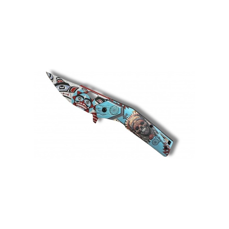 Fuentes - COUTEAU INCA TETE DE MORT OUVERTURE ASSISTEE Fuentes - COUTEAU INCA TETE DE MORT OUVERTURE ASSISTEE