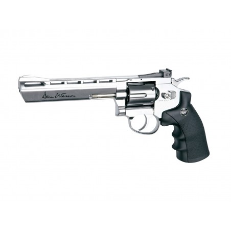 COLOMBISPORTS-REVOLVER GNB DAN WESSON 6 CHROME BRILLANT 4.5 CO2-PLOMBS