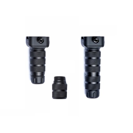 ASG - POIGNEE AVANT RIS METAL AJUSTABLE NOIR