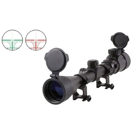 Colombisports  - LUNETTE 3-9X50E ROUGE/VERT (NOIR)