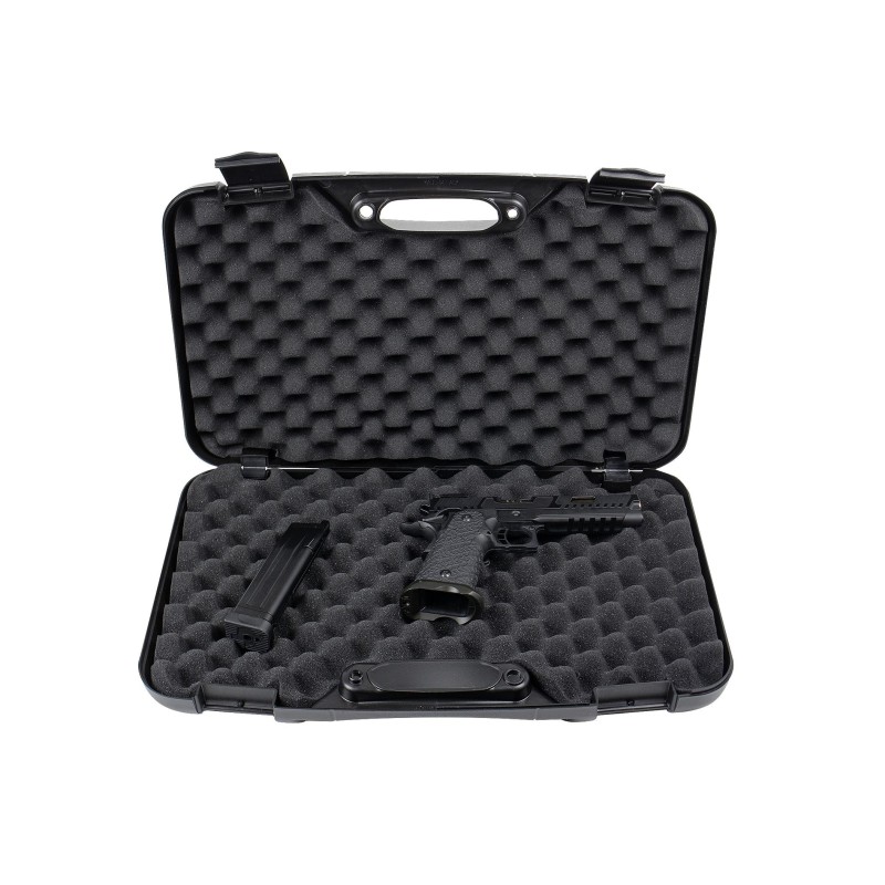 MEGALINE - MALLETTE PISTOLET 50X30X8.5 NOIRE CLIPS