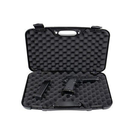 MEGALINE - MALLETTE PISTOLET 50X30X8.5 NOIRE CLIPS