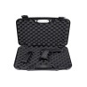 MEGALINE - MALLETTE PISTOLET 50X30X8.5 NOIRE CLIPS