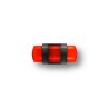 MEGALINE - GUIDON FLUO ROUGE AJOURE M2.6 D4 L11