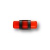 MEGALINE - GUIDON FLUO ROUGE AJOURE M3 D4 L12.5