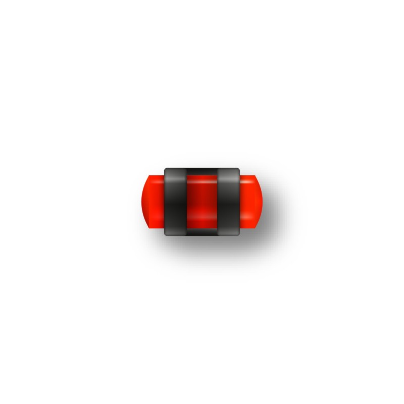 MEGALINE - GUIDON FLUO ROUGE AJOURE M3 D3.5 L8 MEGALINE - GUIDON FLUO ROUGE AJOURE M3 D3.5 L8