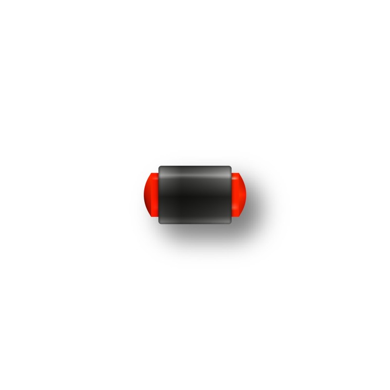 MEGALINE - GUIDON FLUO ROUGE PLEIN M2.6 D3 L7 MEGALINE - GUIDON FLUO ROUGE PLEIN M2.6 D3 L7