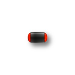 MEGALINE - GUIDON FLUO ROUGE PLEIN M3 D3 L7