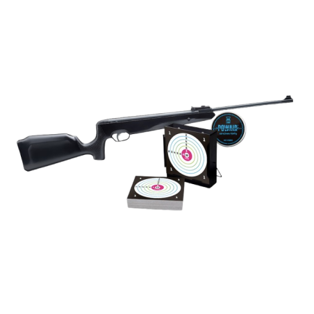 SNOWPEAK - PACK CARABINE SR1200S C4.5 19.9J + PLOMBS + CIBLES + PORTE CIBLE