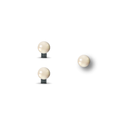 MEGALINE - GUIDON BLANC ROND M3 D3.5