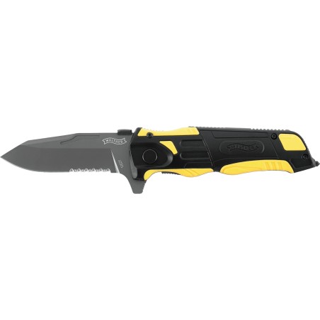 COUTEAU WALTHER PRO RESCUE KNIFE JAUNE