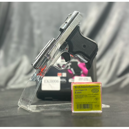 Avec un format miniature, le pistolet Tuna est l'un des plus petits pistolets à blanc.