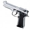 Réplique Beretta / Kimar92 à balle à blanc dans sa version Chromé.