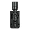 Porte-lampe polymère orientable noire