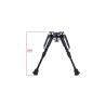 BIPIED 6-9 GRENADIERE RAIL WEAVER PIEDS RETRACTABLES