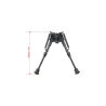 BIPIED 6-9 CARBON GRENADIERE RAIL PICATINNY PIEDS RETRACTABLES