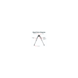 BIPIED 9-13.5 CARBON GRENADIERE RAIL WEAVER PIEDS RETRACTABLES