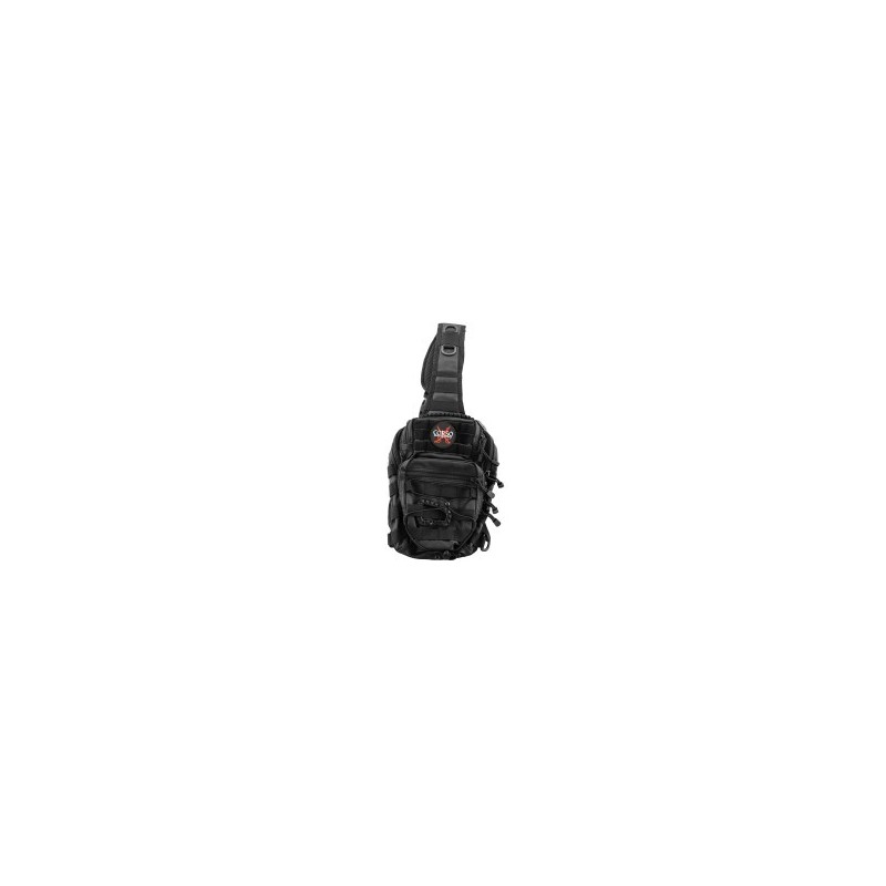 Sac bandoulière airsoft Corso - Nylon tactique - Fermetures velcro - Noir Sac bandoulière airsoft Corso - Nylon tactique - Fermetures velcro - Noir