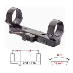 MONTAGE AMOVIBLE 12MM COLLIERS GAUCHER