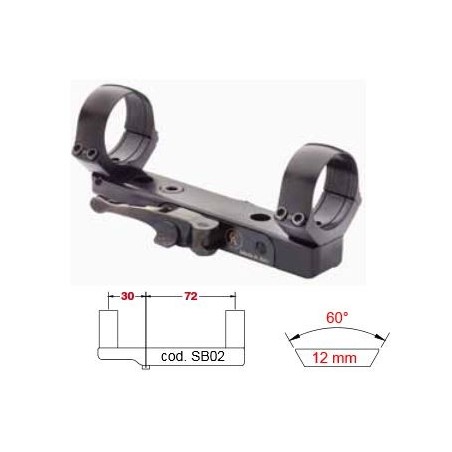 MONTAGE AMOVIBLE 12MM COLLIERS GAUCHER