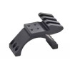 ADAPTATEUR RAIL PICATINNY 45° SUR COLLIER D.30MM