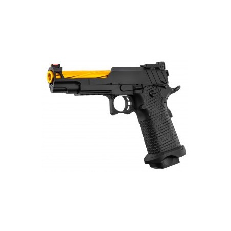 Réplique GBB hi-capa 5.1 noir/Gold Golden Eagle
