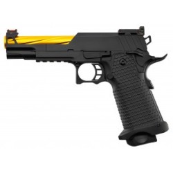 Réplique GBB hi-capa 5.1 noir/Gold Golden Eagle