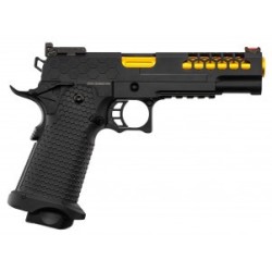 Réplique GBB hi-capa 5.1 noir/Gold Golden Eagle