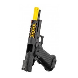 Réplique GBB hi-capa 5.1 noir/Gold Golden Eagle