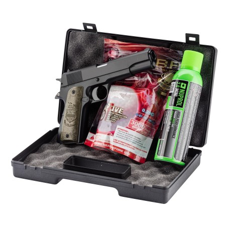 PACK GNB GAZ 1911 EAGLE NOIR + MALLETTE + BILLES + GAZ