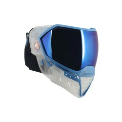 EVS CRYSTAL SE CLAIR/BLEU AVEC LENTILLE MIROIR BLEUE