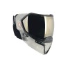 MASQUE EVS CRYSTAL SE CLAIR/NOIR AVEC LENTILLE CHROMÉE NOIRE HD