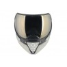 MASQUE EVS CRYSTAL SE CLAIR/NOIR AVEC LENTILLE CHROMÉE NOIRE HD