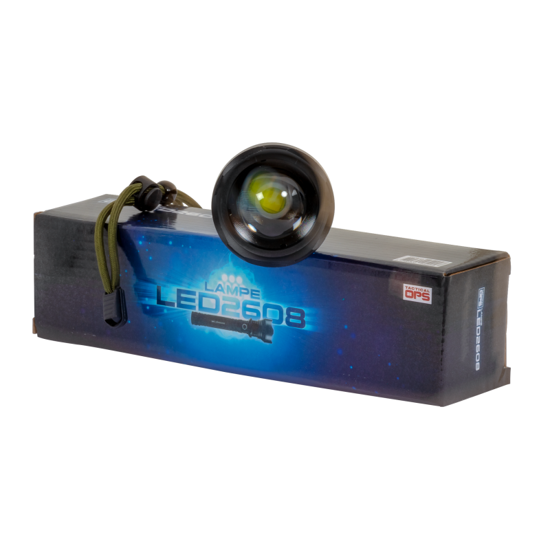 LAMPE LED2608 - TORCHE ZOOM 3 MODES 2000-10000 LUMENS
