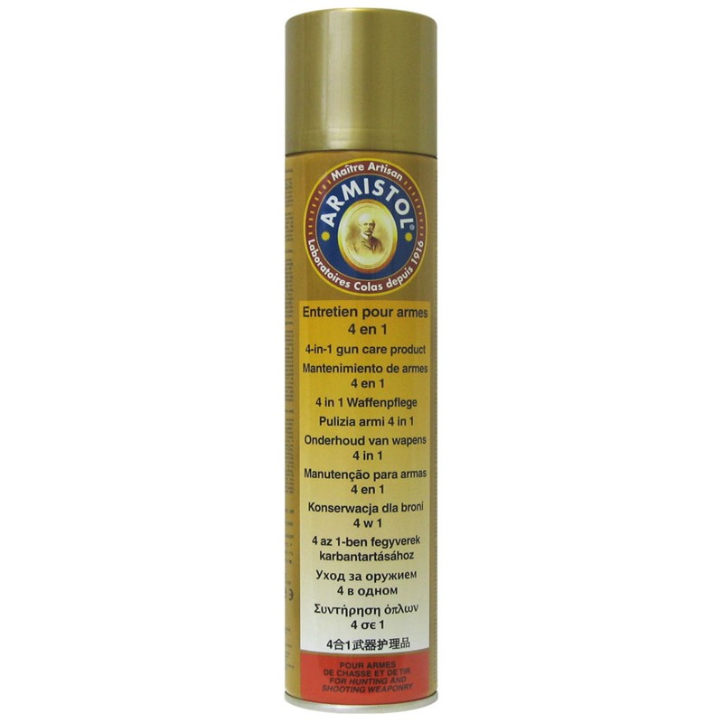 HUILE ENTRETIEN POUR ARMES ARMISTOL 4 EN 1