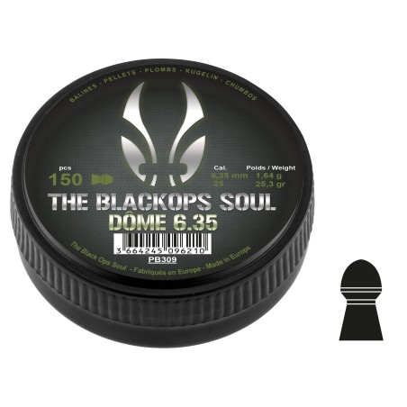 PLOMBS THE BLACK OPS SOUL DOME 6.35MM