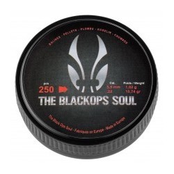 PLOMBS THE BLACK OPS SOUL À TÊTE POINTUE CAL. 5,5 MM
