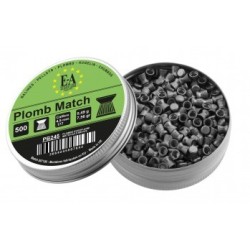 PLOMBS MATCH EUROP-ARM À TÊTE PLATE CAL. 4,5 MM