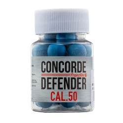CAL. 50 - BILLES DE DÉFENSE CAOUTCHOUC - POT DE 30 BILLES