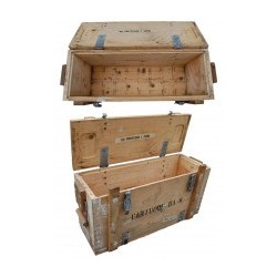 CAISSE À MUNITIONS EN BOIS DE SURPLUS